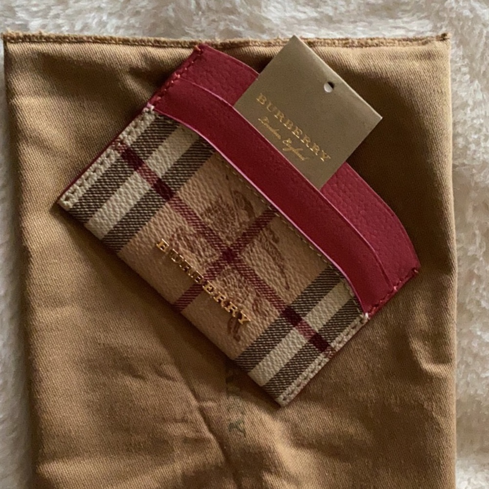 Burberry card holder wallet